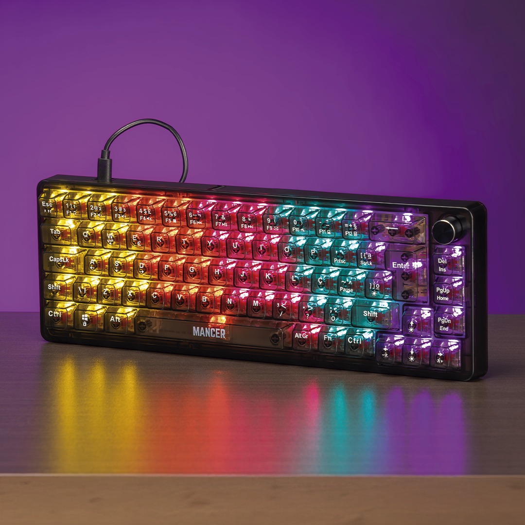 Teclado Mecânico Mancer Black Ghost V2